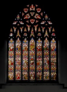 انتصار الكنيسة ، 1884 (زجاج ملون) بواسطة Augustus Welby Northmore Pugin