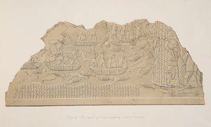 غزو قبيلة تسكن الأهوار (Kouyunjik) ، من آثار نينوى ، حانة. 1849 بواسطة أوستن هنري لايارد
