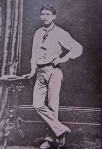 Kelly Gang member Steve Hart who died in flames of Glenrowan Hotel, 28 June 1880 (b/w photo) بواسطة مصور استرالي