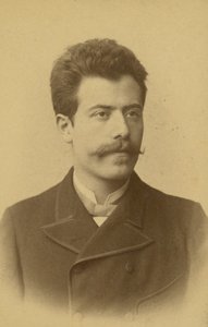 غوستاف ماهلر ، 1884 بواسطة مصور نمساوي