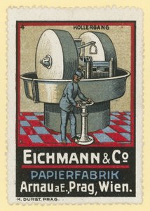 Eichmann & Co مصنعي الورق ، Arnau am Elbe ، براغ ، فيينا بواسطة المدرسة النمساوية