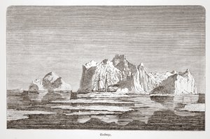 الجبال الجليدية ، مع Tegetthoff ، 1876 بواسطة المدرسة النمساوية