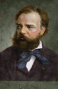 بطاقة بريدية تصور أنطونين دفوراك (1841-1904) قبل عام 1914 بواسطة المدرسة النمساوية
