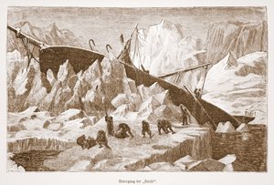 غرق هانسا ، 1876 بواسطة المدرسة النمساوية