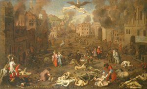 اقتحام أوفن في السادس من سبتمبر عام 1686 (زيت على لوح) بواسطة المدرسة النمساوية