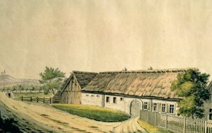 مسقط رأس فرانز جوزيف هايدن (1732-1809) في روهراو ، النمسا السفلى بواسطة المدرسة النمساوية
