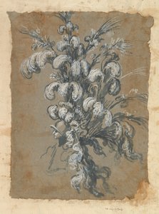 تصميم لغطاء رأس فخم مع ريش على خوذة ، كاليفورنيا. 1620 - 56.