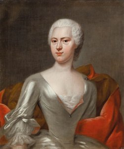 صورة للكونتيسة مارغريتا صوفيا فون هنيك ، ني فون شونبيرج ، حوالي 1731.