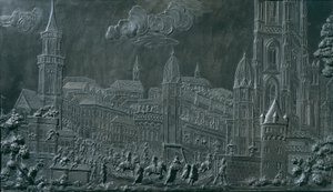 موكب تتويج الإمبراطور فرانز الأول ستيفان فون لورين في فرانكفورت في 10 أكتوبر 1745 بواسطة بالتازار فرديناند مول