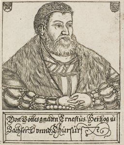 إرنست، من الدوقات والمنتخبين السكسونيين بواسطة Balthasar Jenichen