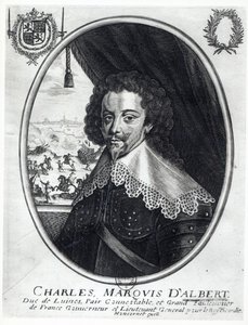 تشارلز دي لوينز (1578-1621) ماركيز دالبرت (النقش) (وزن الصورة)