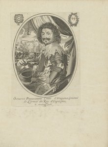 صورة للأمير أوكتافيو بيكولوميني 1599-1656 ، دوق أمالفي ، ج. 1650.