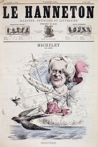 كارتون جول ميشليه - بقلم جيديون في "لو هانيتون" 08/08/1867 بواسطة Baril Gedeon