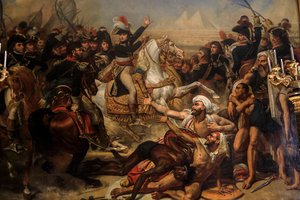 بونابرت يهاجم جيشه قبل معركة الأهرامات. 1810 (زيت على قماش)