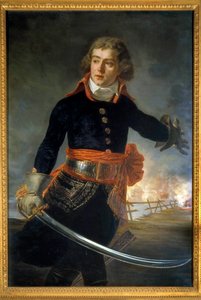 Campaign of Italy (1796-1797): “” Portrait of Louis Alexandre (Louis-Alexandre) Berthier (1753-1815), Prince of Neuchatel, Marechal of France (represented at the Pont de Lodi on 10/05/1796””” Painting by Antoine Jean Gros (1771-1835) 1796 Boissy Saint Lege