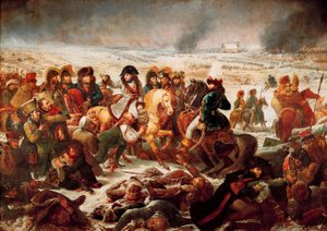 نابليون الأول في ساحة معركة إيلاو في 9/2/1807. 1808 (زيت على قماش)