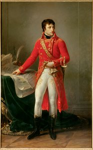 صورة بالحجم الكامل لنابليون بونابرت بصفته القنصل الأول (1769-1821) رسم أنطوان جان جروس (1771-1835). 1802. باريس ، متحف جوقة الشرف