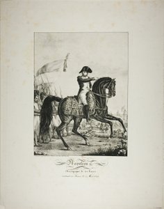 عاد نابليون برفقة رجاله الطيبين إلى فرنسا في 1 مارس 1815 بواسطة البارون فرانسوا باسكال سيمون جيرار