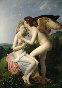 النفس يستقبل أول قبلة كيوبيد ، 1798 بواسطة البارون فرانسوا باسكال سيمون جيرار
