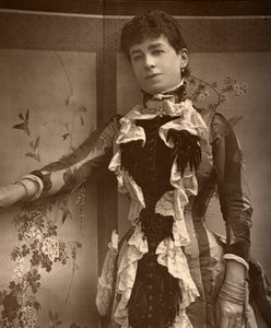 الممثلة البريطانية ليدي مونكتون في جيم بنمان ، 1886 بواسطة بارود