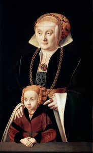 "صورة لسيدة مع ابنتها" ، c1530s-c1540s.
