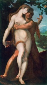 آدم وحواء ، c1566-1611.