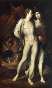 باخوس وسيريس ، بقلم بارثولوميوس سبرينجر (1546-1611). بواسطة Bartholomaeus Spranger