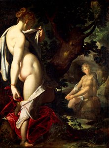 Hermaphroditus و Salamace ، بواسطة Bartholomaeus Spranger (1546-1611)