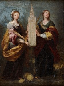 القديسين جوستا وروفينا ، حوالي 1665 بواسطة بارتولومي إستيبان موريللو