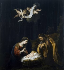عيد الميلاد. حوالي 1668 بواسطة بارتولومي إستيبان موريللو