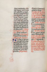 Missale: Fol. 172v: موسيقى هللويا إلخ في بداية عيد الفصح 1469. بواسطة بارتولوميو كابورالي