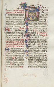 Missale: Fol. 214: عيد العنصرة ، 1469. بواسطة بارتولوميو كابورالي
