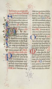 Missale: Fol. 324 ظ: سانت مارتن ، 1469. بواسطة بارتولوميو كابورالي