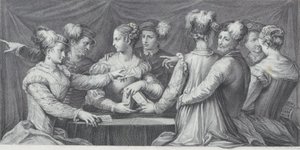 مجموعة أوراق لعب بأناقة 1740-1768