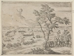 على رأس الجيش السويسري ، فرانشيسكو الأول ديستي ، مع روح غير محطمة ، يواجه العدو ... ، 1659. بواسطة بارتولوميو فينيس
