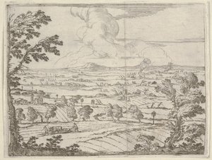 فرانشيسكو الأول ديستي يحافظ على دولته سليمة خلال نزول الألمان إلى مانتوفا ، f ... ، 1659. بواسطة بارتولوميو فينيس