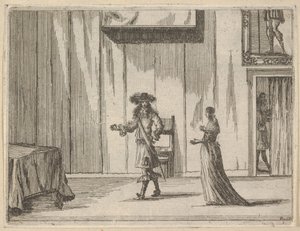 Francesco I d'Este يتحدث عن انتصاراته مع حكمة صادقة ، من L'Idea di u ... ، 1659. بواسطة بارتولوميو فينيس