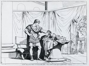 موت بيزو ، نقش بارتولوميو بينيلي (1781-1835) ، من إستوريا ديل إمبيراتوري بواسطة بارتولوميو بينيلي