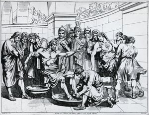 موت سينيكا ، نقش بارتولوميو بينيلي (1781-1835) ، من إستوريا ديل إمبيراتوري بواسطة بارتولوميو بينيلي