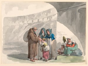 رسم، تحية الناسك، 1807-08، 1807-08 بواسطة بارتولوميو بينيلي
