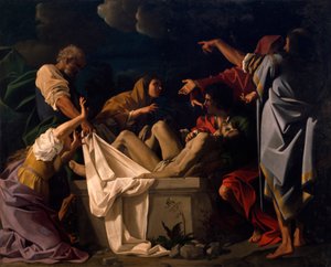 دفن المسيح على يد بارثولوميو شيدوني (1578-1615)