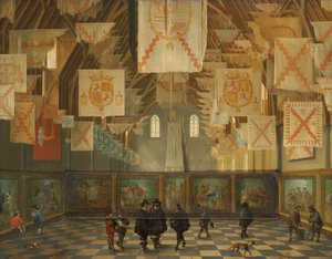 ال Ridderzaal من Binnenhof خلال الجمعية العظمى عام 1651 ،