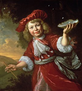 Homo Bulla: A Boy Blowing Blubbles ، c.1665