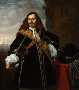 صورة الكابتن جدعون دي ويلدت (1624-1665) - لوحة لبارثولوميو فان دير هيلست (1613-1670) ، زيت على قماش (135.8 × 119 سم)