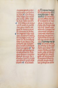 Missale: Fol. 173 ق: موسيقى للليلويا وما إلى ذلك في بداية عيد الفصح ، 1469. بواسطة بارتولوميو كابورالي