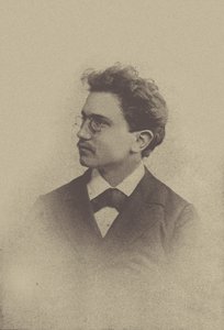 صورة للملحن هانز هوبر 1852-1921 ، 1898. بواسطة باسل. استوديو الصور تايشر وسيغنر