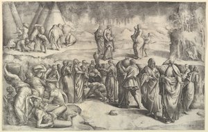 الإسرائيليون يتجمعون منّا ، كاليفورنيا. 1547.