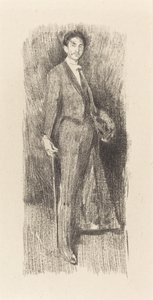 الكونت روبرت دي مونتسكيو بواسطة Beatrice Godwin Whistler after James McNeill Whislter