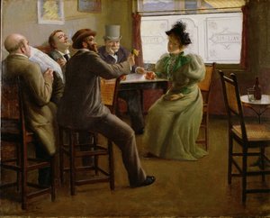 شريط الداخلية ، ج .1880 بواسطة المدرسة البلجيكية