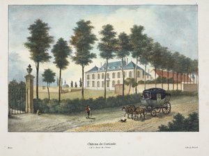 Château de Corioule ، c.1895 (الفوتوكروم) بواسطة المدرسة البلجيكية